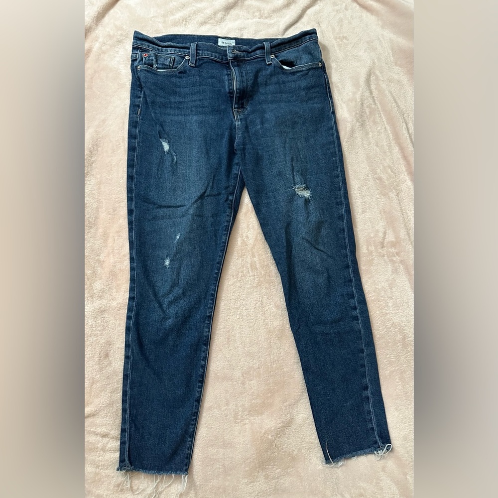 Hudson Blair High Rise Super Skinny Ankle Jeans Size 33